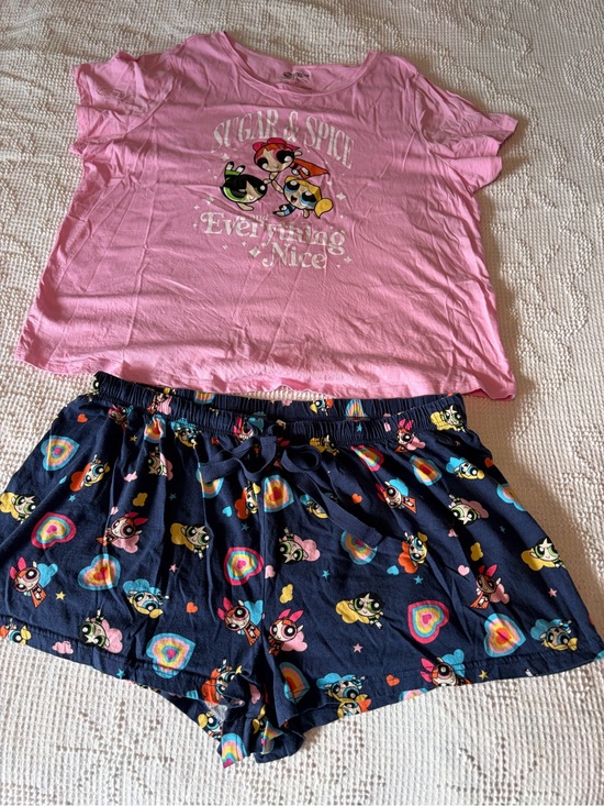 torrid Other - Torrid Pink Powerpuff Girl Top Sugar & Spice w/ Powerpuff Girl Shorts Set